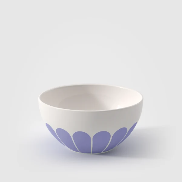 Fleur Ciotola per cereali blu, 430 ml, Premium Porcelain