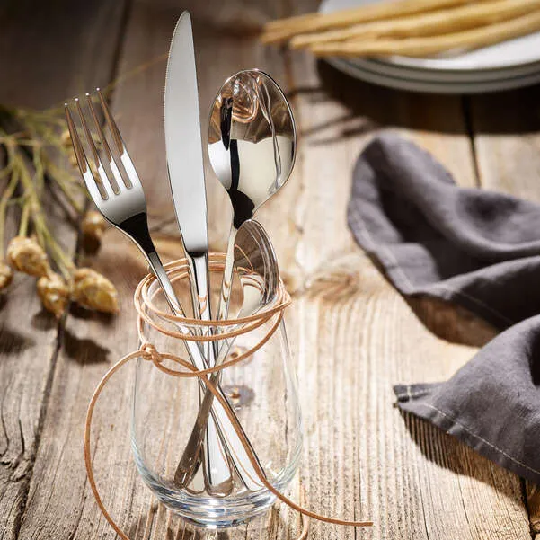 Essential Set di posate 24 pz. Acciaio inox