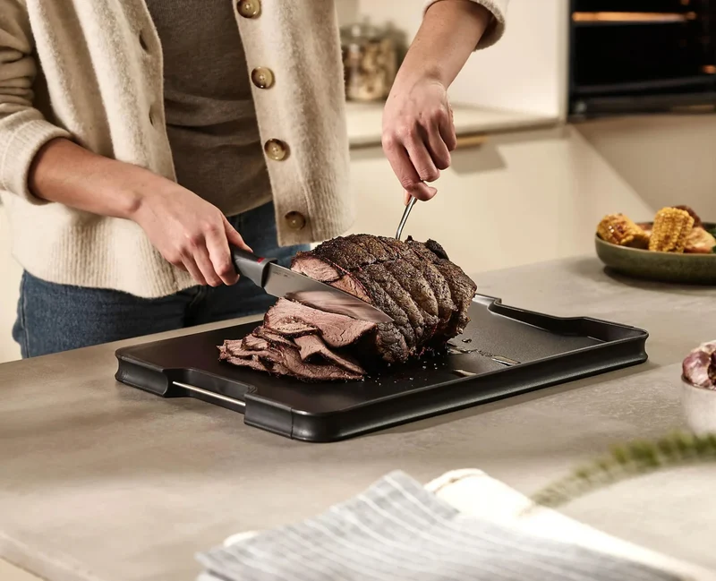 Tagliere multifunzione Cut&Carve™ Plus, nero