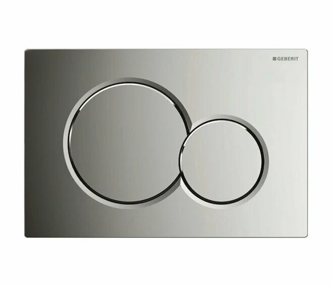 Placca di Comando Geberit Sigma 01 Per Cassette Incasso Doppio Pulsante Cromo Cod. 115.770.21.5