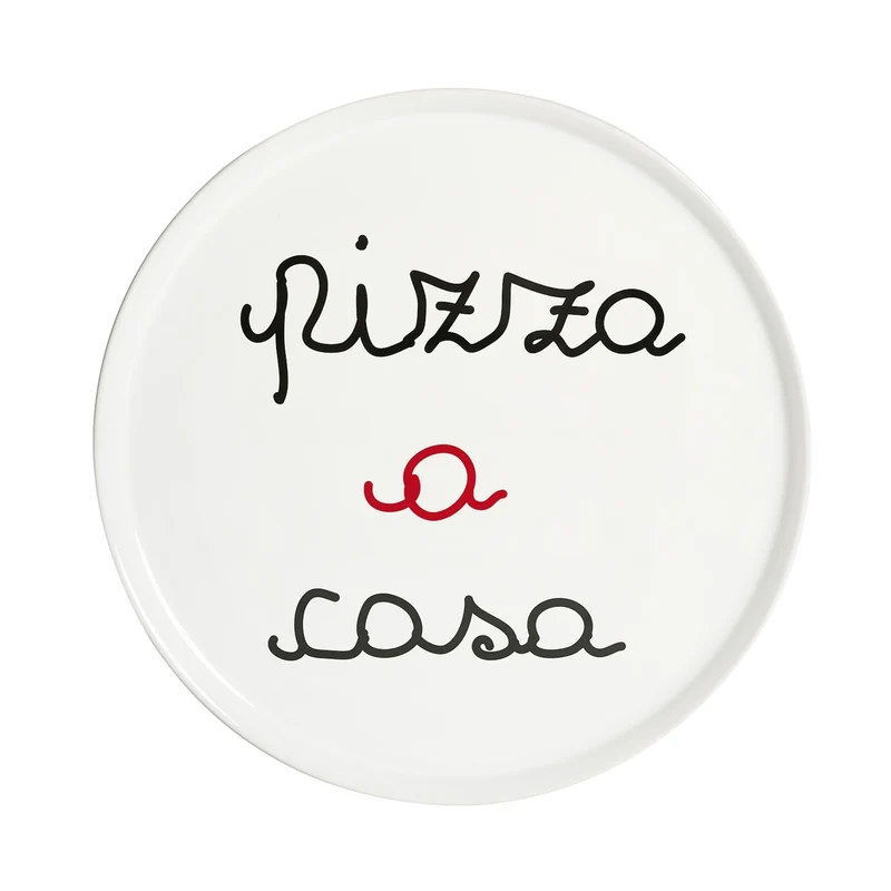 Piatto pizza in Gres "Pizza A Casa" -31,5 cm
