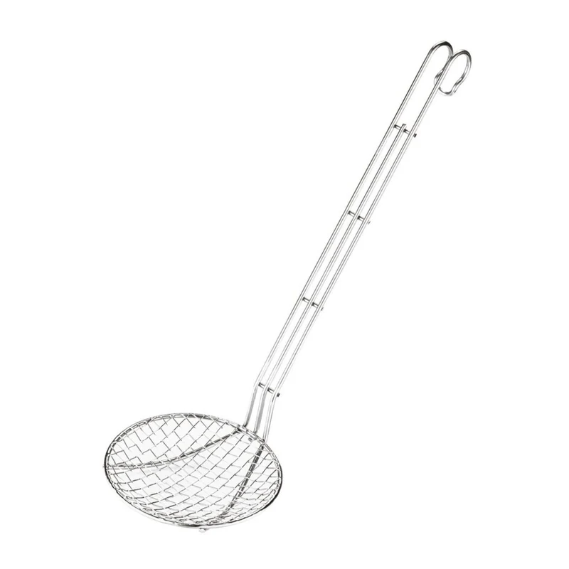 Schiumarola a filo Acciaio inox - 24 CM - MANICO 50 CM