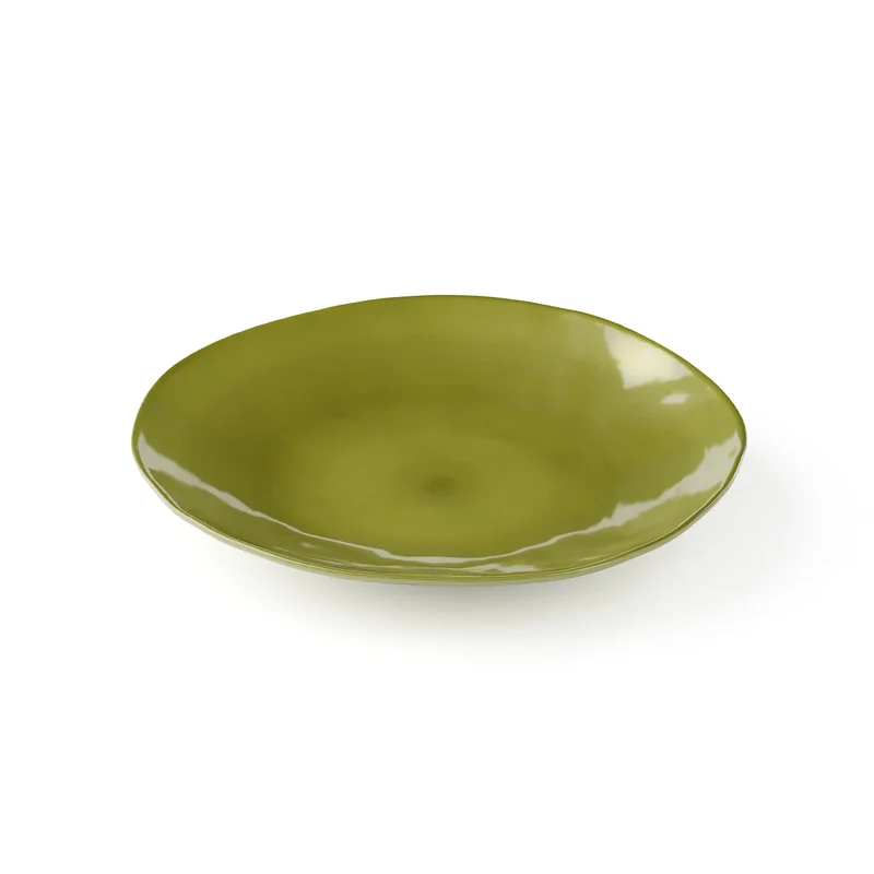 RIVIERA PIATTO PIANO - Melammina Avocado green