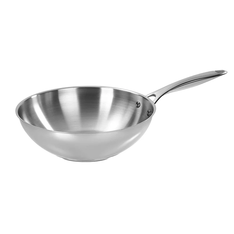 WOK in Acciaio Inox PRO - 28cm