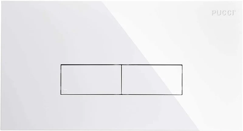 Placca di Comando ECO Linea Bianca per risciacquo (2 PULSANTI) PUCCI Cod. 80130560