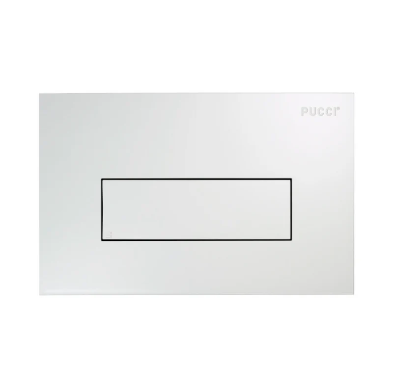 Placca Di Comando Pucciplast SARA Linea Bianca Per Risciacquo Cod. 80130660