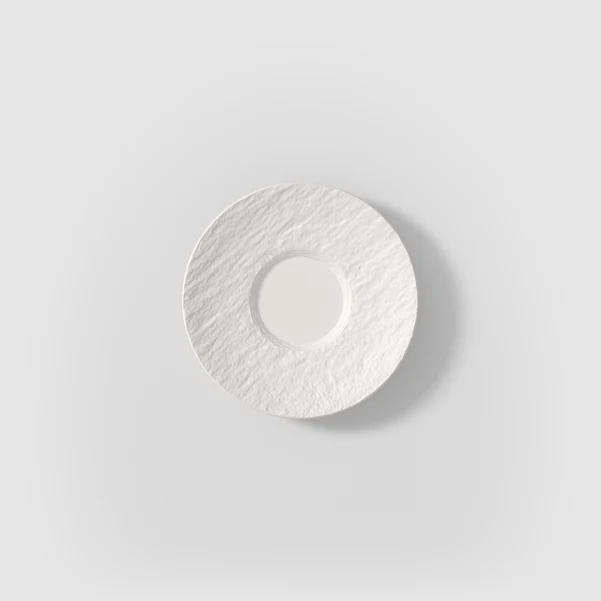 MANUFACTURE Piattino per tazzina da caffè - Bianco, Premium Porcelain