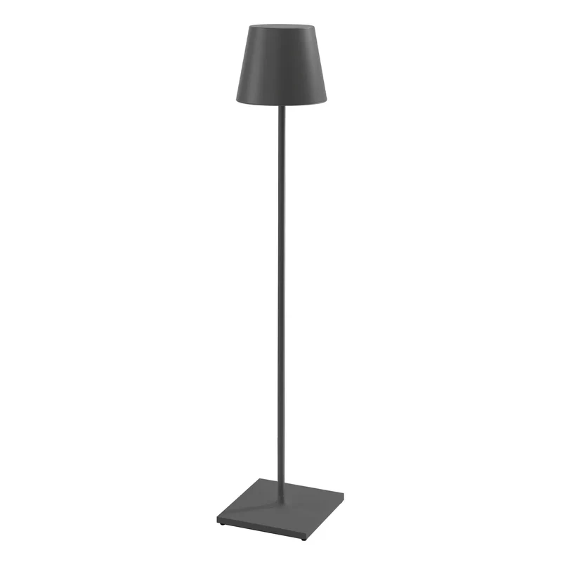 POLDINA XXL Lampada da terra - Grigio Scuro