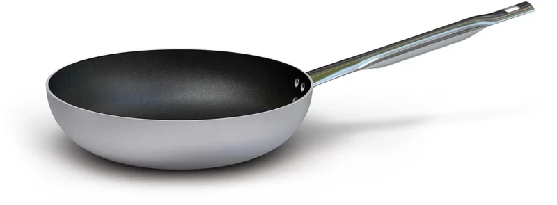 Padella svasata alta 1 manico in Alluminio - 32cm