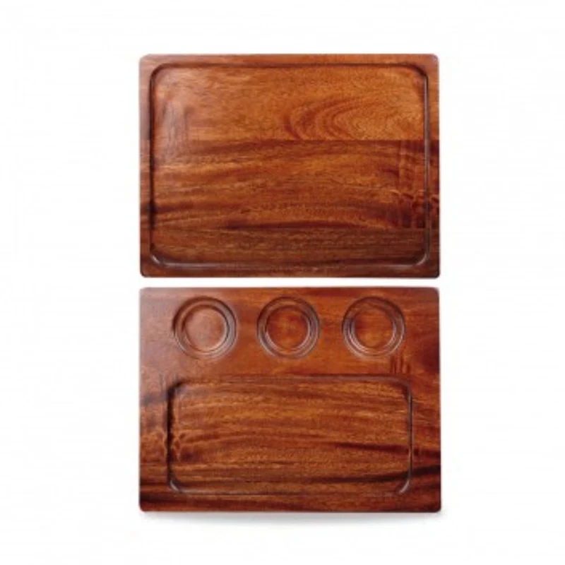 Alchemy Wood Quadratisches Servierbrett 32x24cm