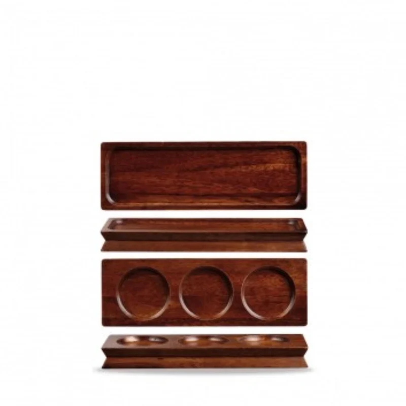 Alchemy Wood Kleines Holzbrett quadratisch 27x9cm
