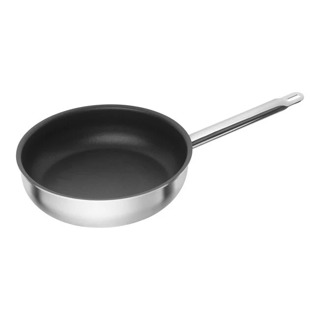PRO Padella in Acciaio Inox 18/10 - 28 cm, Duraslide Ultra