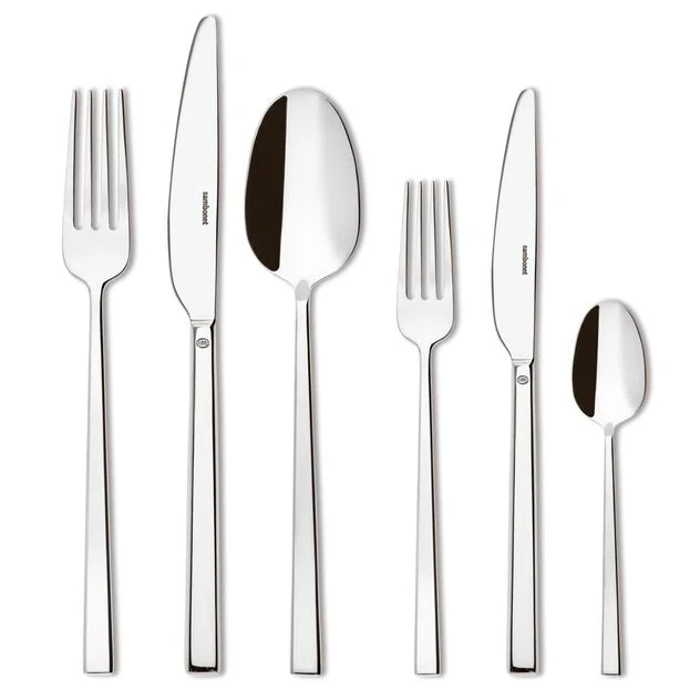 ROCK Servizio tavola 3 PZ Monoblocco - Accaio Inox Mirror