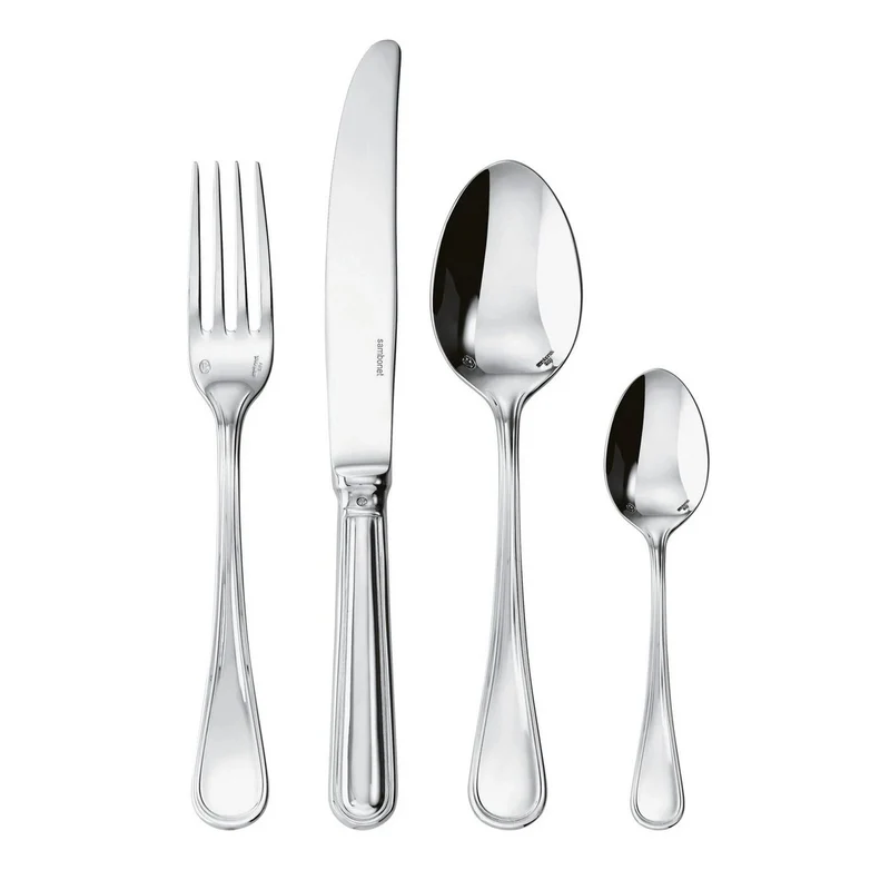 CONTOUR Servizio tavola 24 PZ Monoblocco - Acciaio Inox Mirror