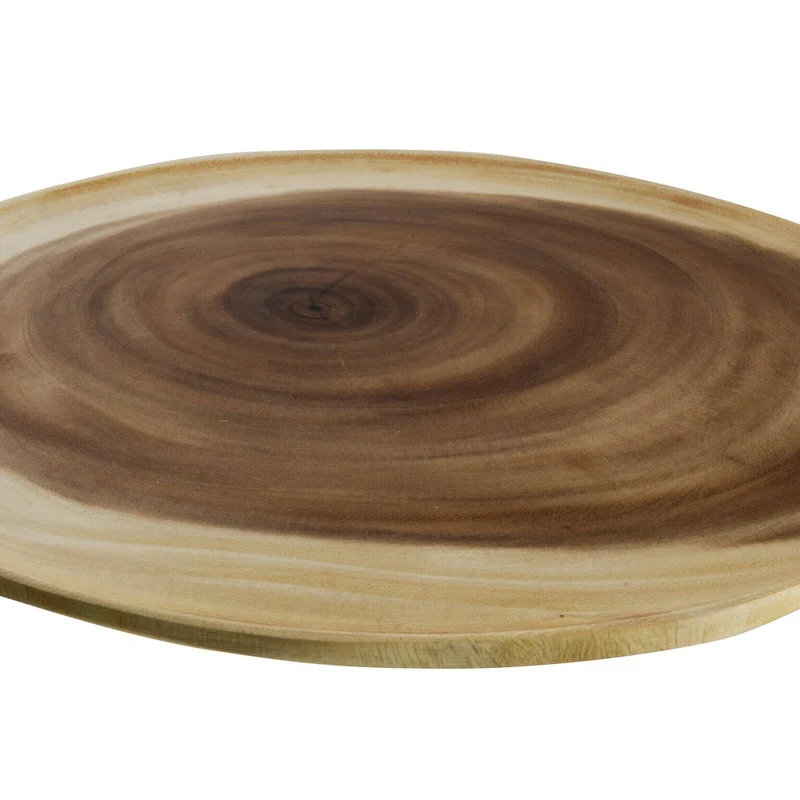 Tagliere / Piatto a servire in Legno di Acacia - Ø Cm 24