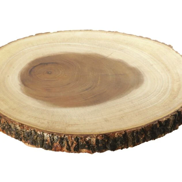Tagliere / Piatto a servire in Legno di Acacia - Ø Cm 25,5