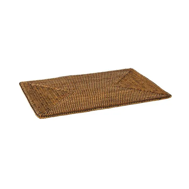 RADICI Tovaglietta Rettangolare in Rattan - Ø 46 cm X 31 cm