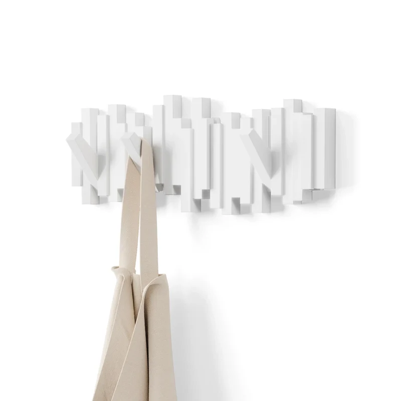 STICKS Appendiabiti da parete con 5 ganci