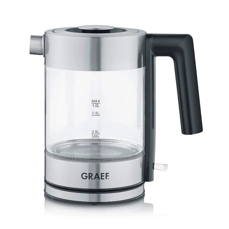 GRAEF WK300 glass kettle - transparent/silver