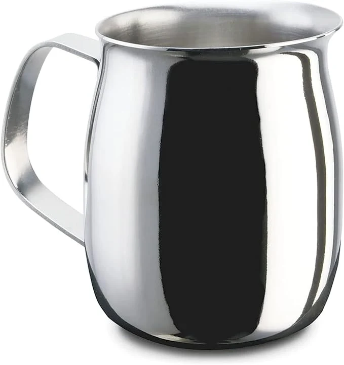 Lattiera 2 Tazze in Acciaio Inox