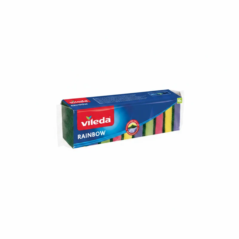Vileda Spugne Rainbow 10Pz
