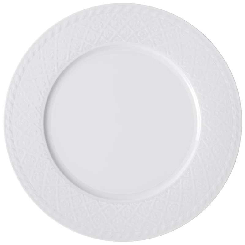 CELLINI Piatto segnaposto - Bianco, Ø30,7 cm, Premium Porcelain
