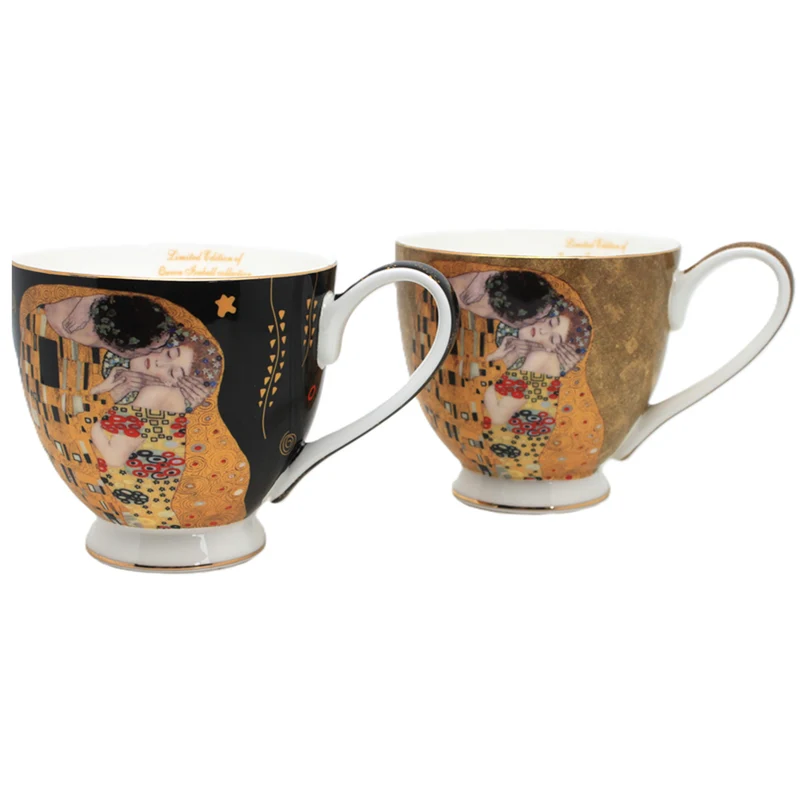 Tazze Jumbo Gustav Klimt Kiss 2 pezzi, Queen Isabel