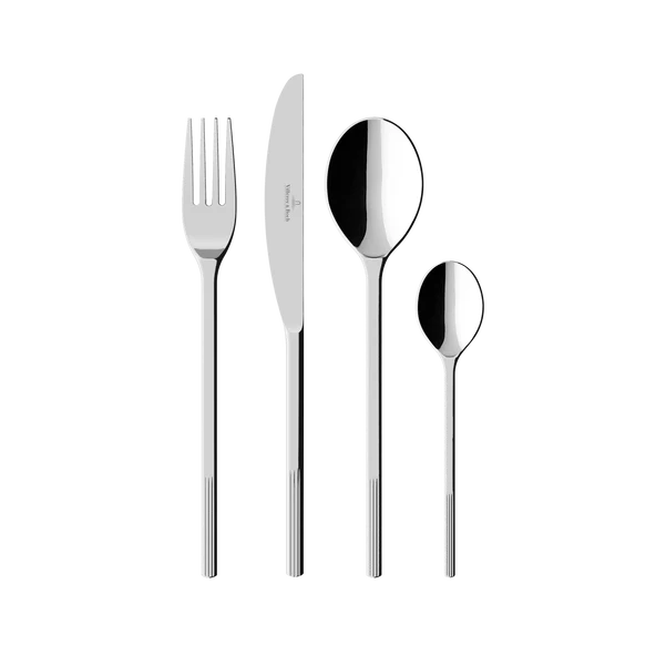 AFINA Set di posate - 24 pz. Acciaio Inox