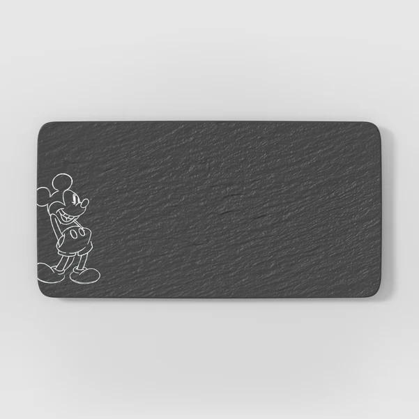 Vassoio da portata nero in Porcelain, 34,9 17,9 cm, Manufacture - Mickey Mouse