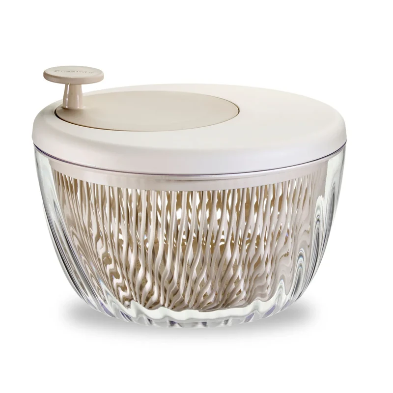 SPIN&STORE - CENTRIFUGA INSALATA CON COPERCHIO - 26 CM Clay