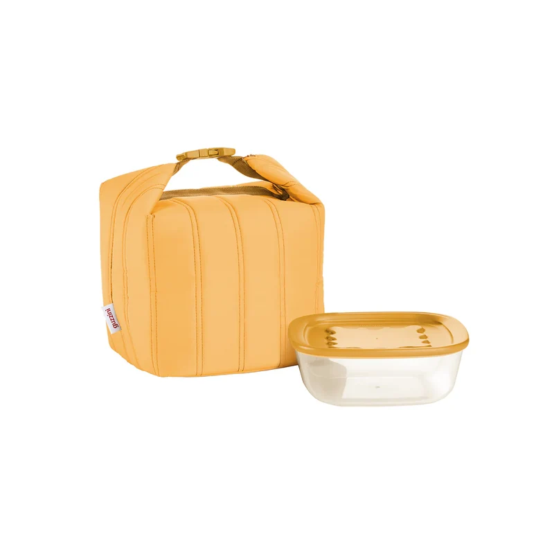 BORSA TERMICA CON CONTENITORE 'HANDY BIO' "ON THE GO" - MANGO YELLOW