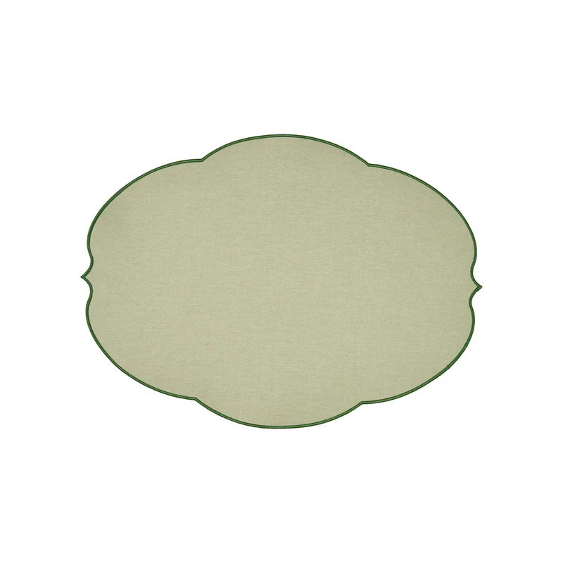 TOVAGLIETTA "FLOWERS" - Dusty green