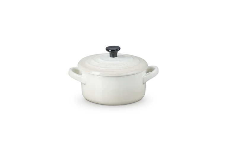 Mini cocotte rotonda in gres vetrificato - Meringue 10 CM / 0.25 L