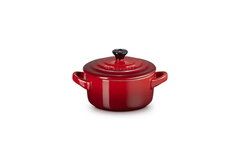 Mini cocotte rotonda in gres vetrificato - Ciliegia 10 CM / 0.25 L