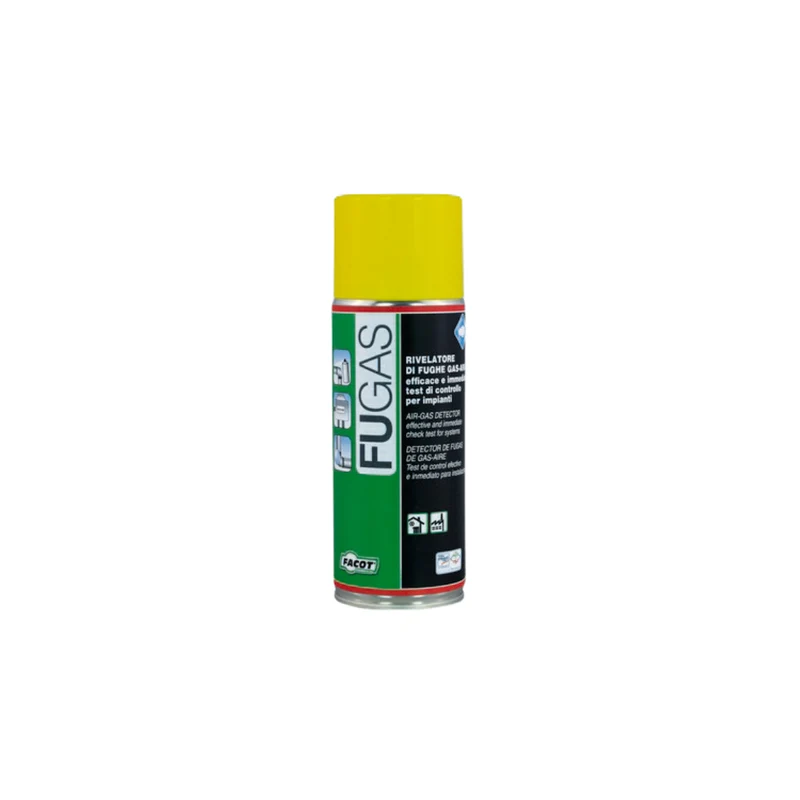 FACOT - Fugas Tipo Schiumoso - Spray Cercafughe in Bombola di Alluminio - 400 ml