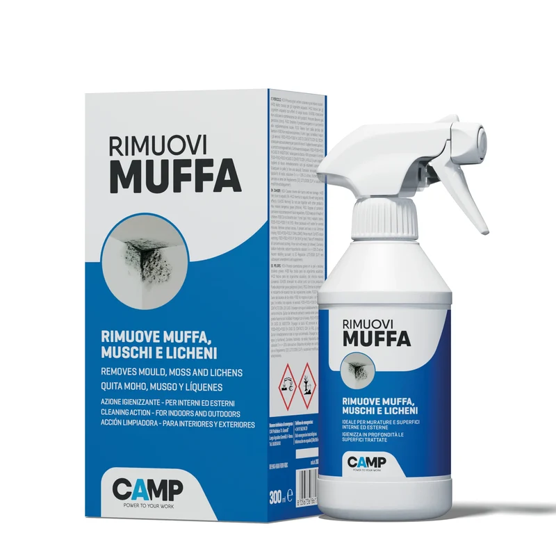 CAMP Rimuovi Muffa - Igienizzante Attivo ad Azione Istantanea - 300 ml