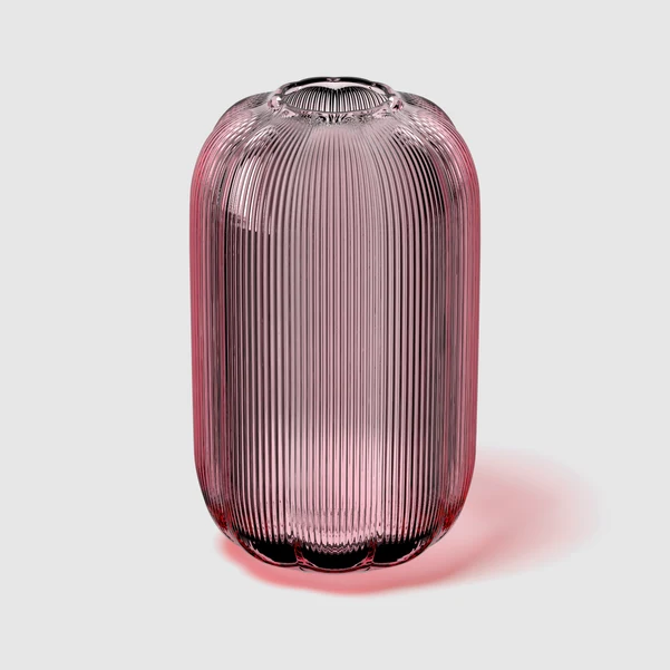 Fleur Vaso - Lilla, 16 x 28 cm, vetro