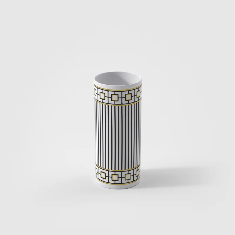 METROCHIC Vaso - Multicolor 13,1 x 30,3 cm, Premium Bone Porcelain