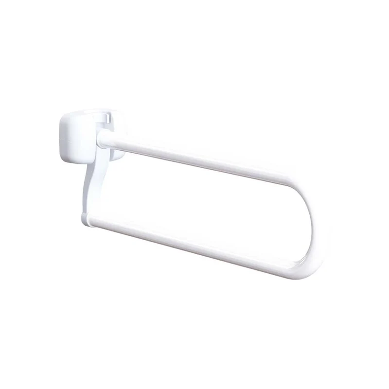 BARRA RIBALTABILE IN ACCIAIO INOX LACCATO BIANCO - Varie Misure