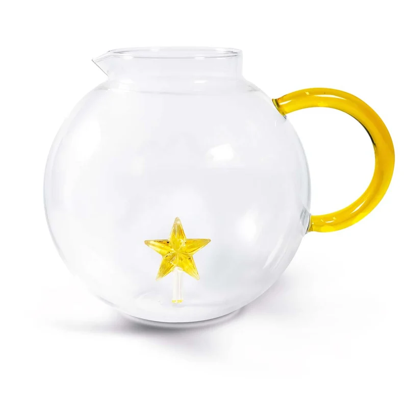 Brocca in vetro borosilicato - 1,7 L / Decoro Stella