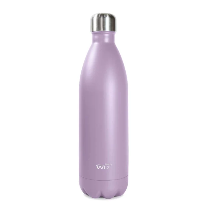 Bottiglia termica / acciaio inox a doppia parete - 1L Lilla