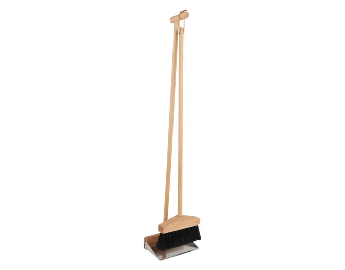 REDECKER Kehrgarnitur Set platzsparend Buche Inox 77.5 cm