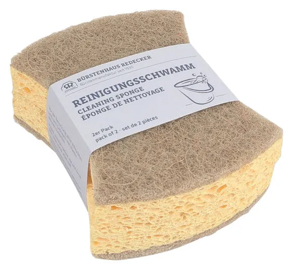 REDECKER Reinigungsschwamm 2 Stück 11.5x9 cm