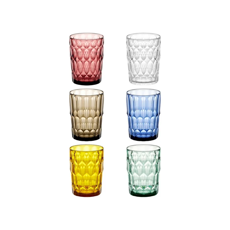 SET 6 BICCHIERI ALTI "VANITY" - Multicolor