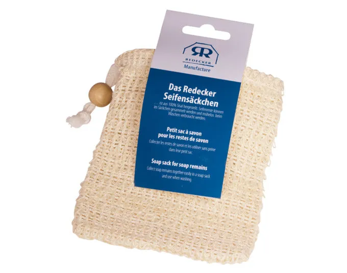 REDECKER Seifensäckchen Sisal mit Baumwollband 12.5x11 cm