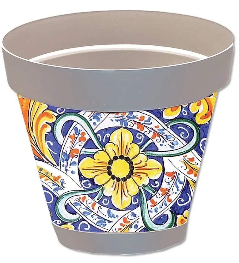 Vaso Sicilia grigio D.14 Santo Stefano