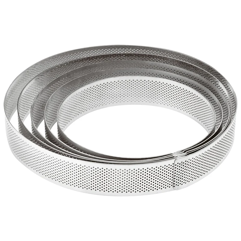 Anello microforato Acciaio inox - 23,0 cm - h 3,5 cm