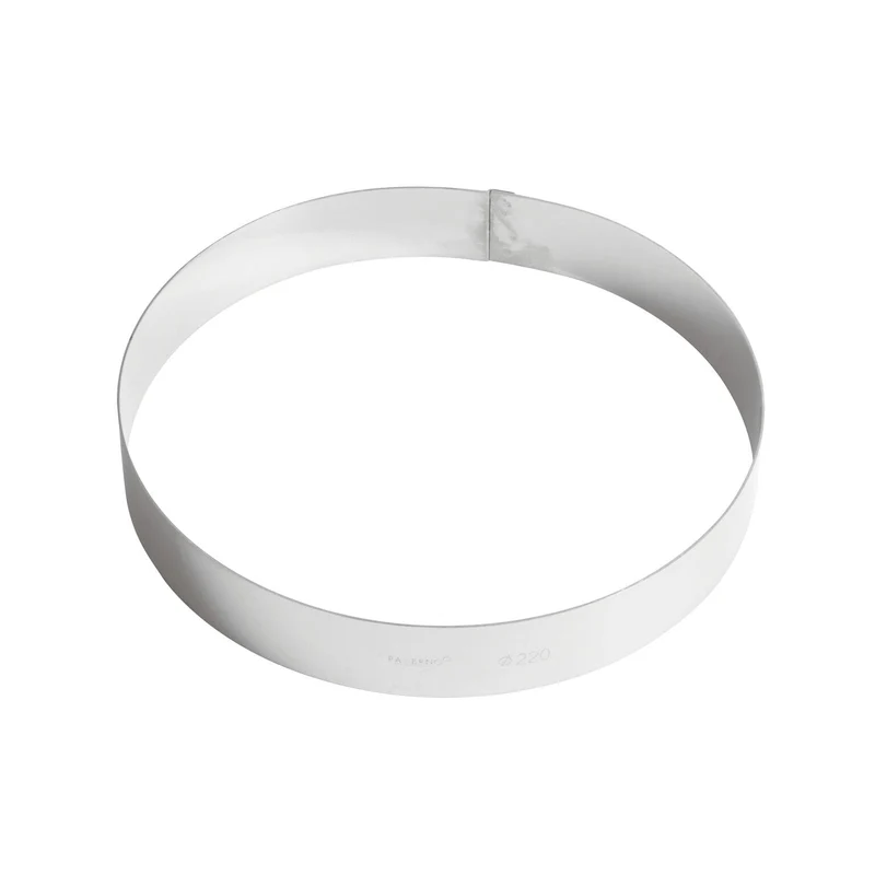 Anello Per Torte, Acciaio inox - 22,0 cm - h 3,5 cm