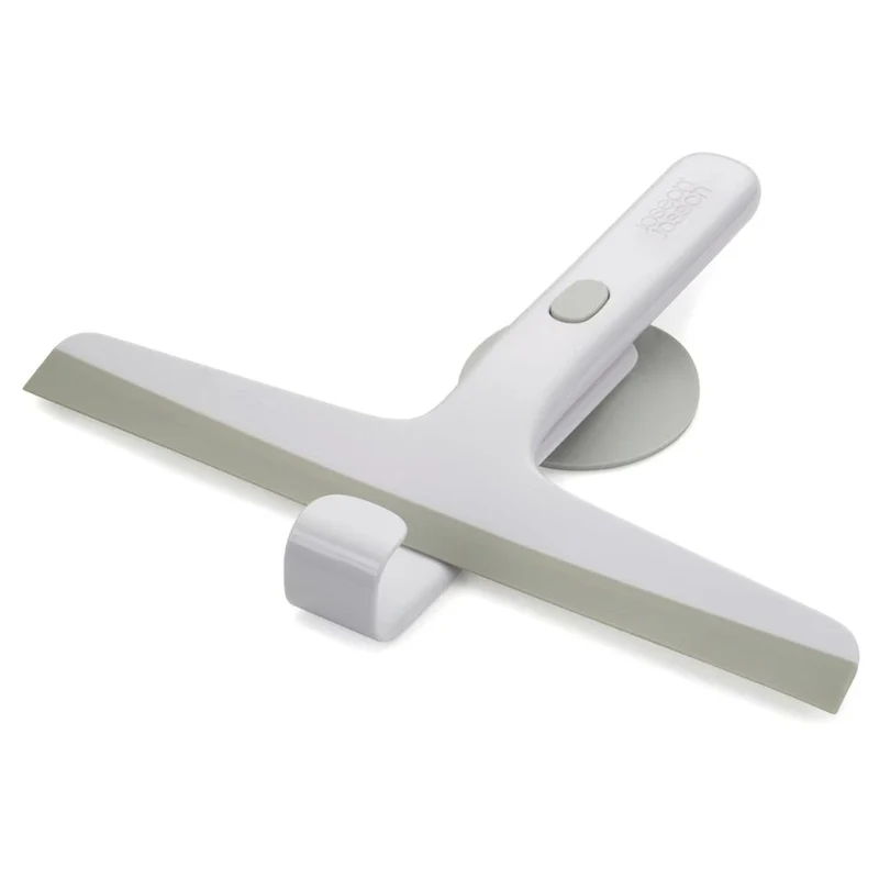 EasyStore™ Raschietto per doccia grigio chiaro con gancio per riporlo