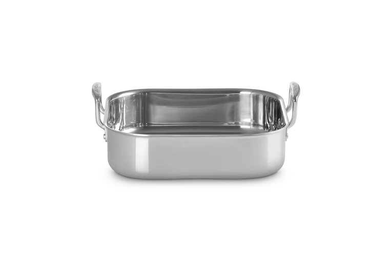 Arrostiera quadrata in acciaio inox - 26 cm, 4.4L